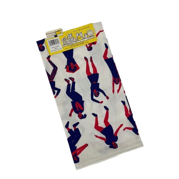 Blue Q Dish‎ Towel Me When My Song Comes On Blue Red White - Picture 2 of 5